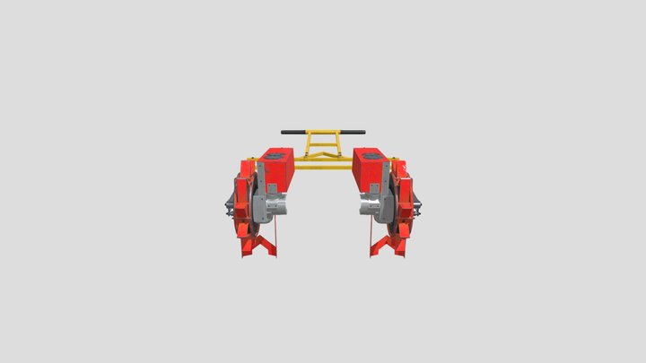 Seed Planter Manchin 3D Model