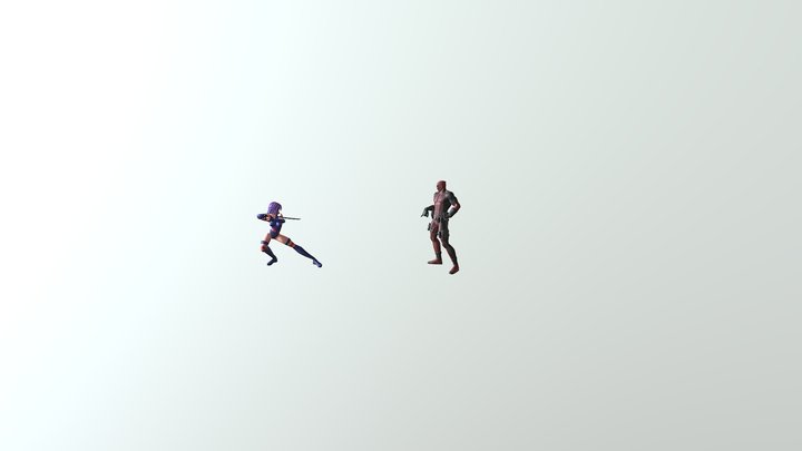 Animation Blocking 3D Model