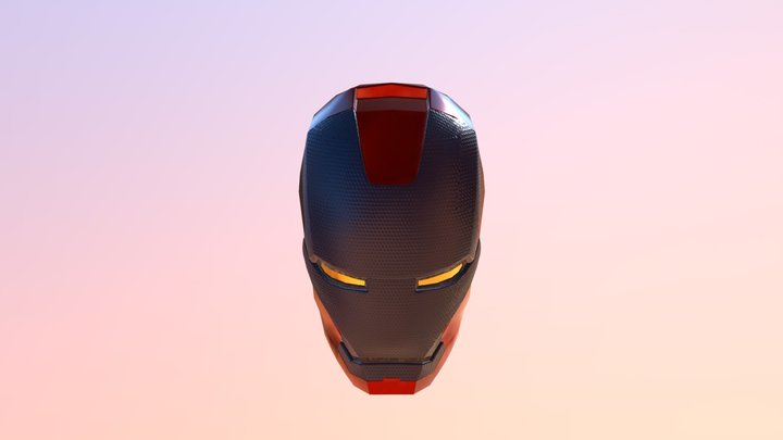 Iron Black Mask 3D Model
