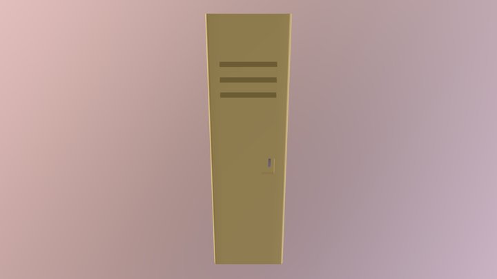 Gold Locker 3D Model