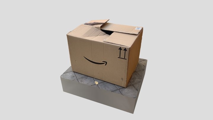 Cardboard box.- RealitySacan TEST 3D Model