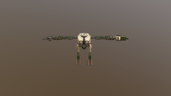 FinalArmyBot 3D Model