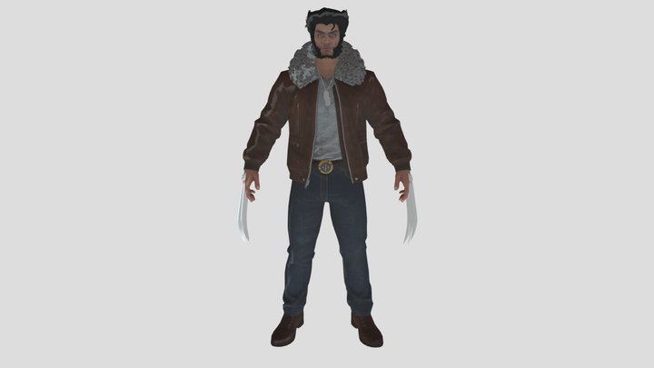 Logan wolverine 3D Model