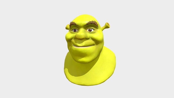 Shrek bust 3D Model