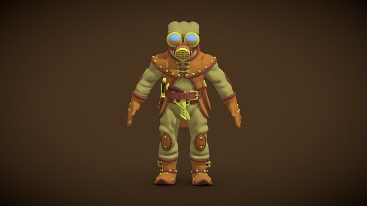 Desert agent 3D Model