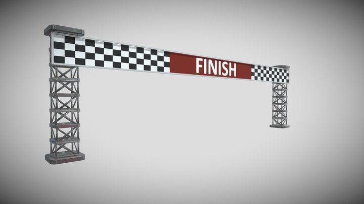 Finish Line 3D Model