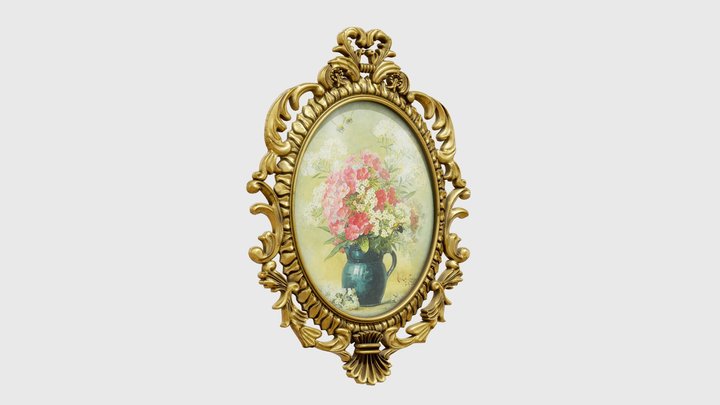 Fancy Picture Frame 01-Freepoly.org – Free 3D Model STL