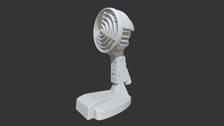 Philips EL6030 Microphone 3D Model