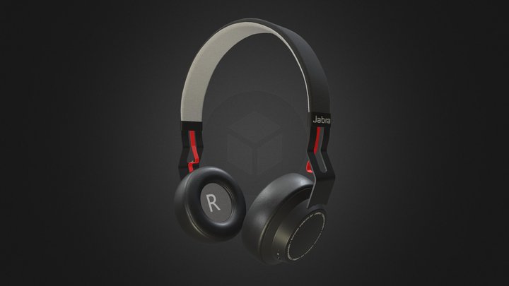 Jabra Headphones 3D Model