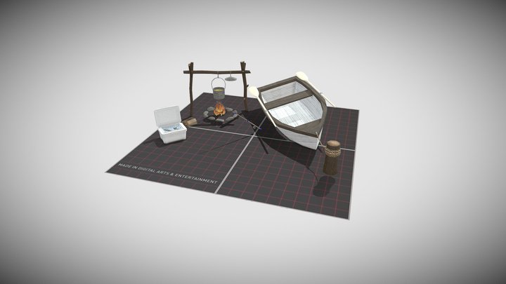 DAE 5 Finished props - Forest Loner 3D Model