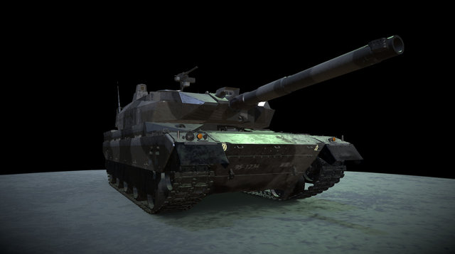 Type10 Tank 3D Model