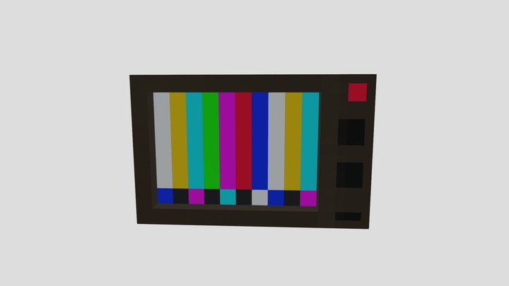 Television 3D Model