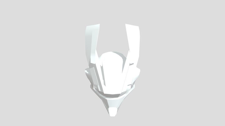 Futuristic Helmet 2 3D Model