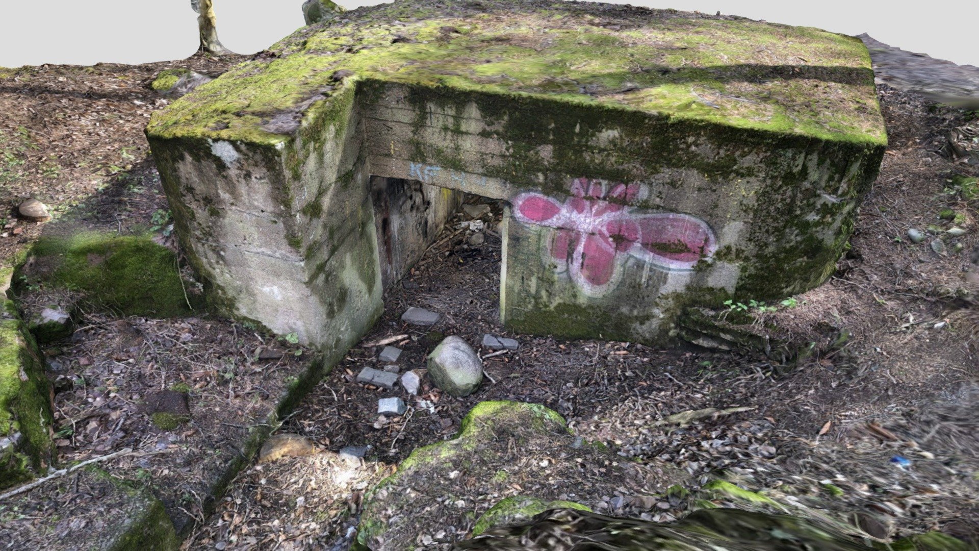 WW1 trench, Pohjois-Haaga, Helsinki, Finland