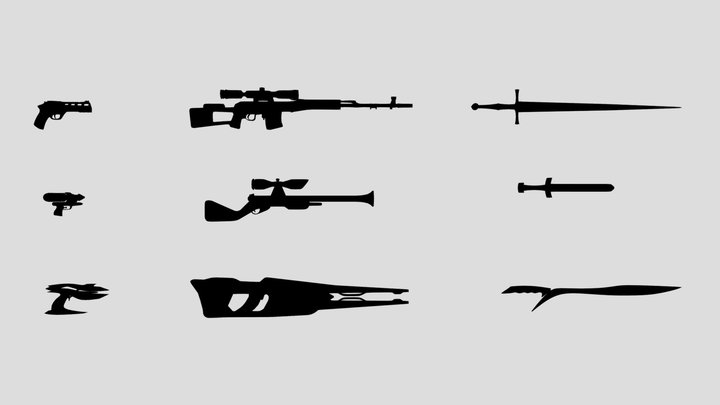 Xyz Hw Silhouette v1.1 3D Model