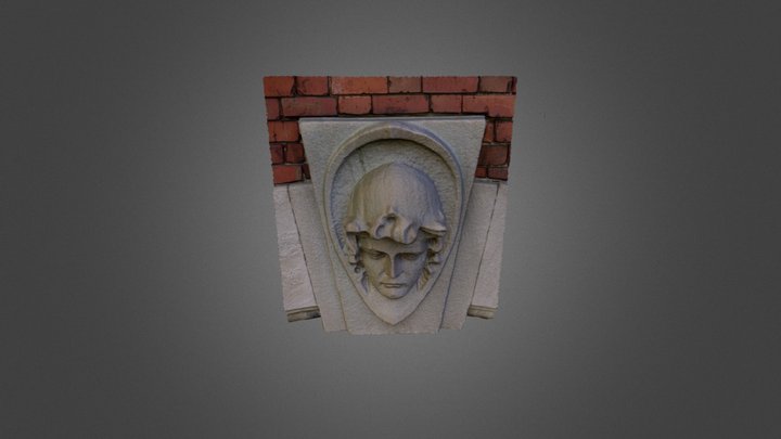Ellis Island, Hospital Building No.1 Keystone 3D Model