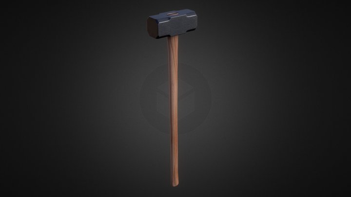Sledge Hammer (Game Ready) 3D Model