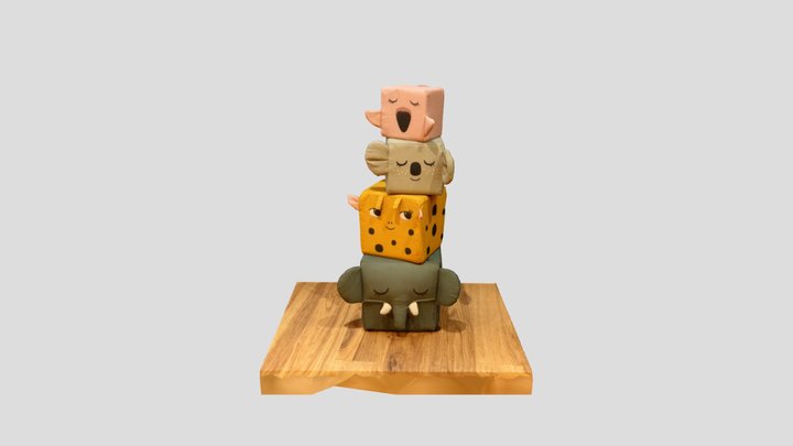 Jungle tower 3D Model