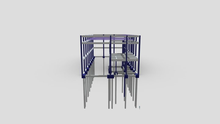 Projeto estrutural - Bariri 02 2024 - Comercial 3D Model