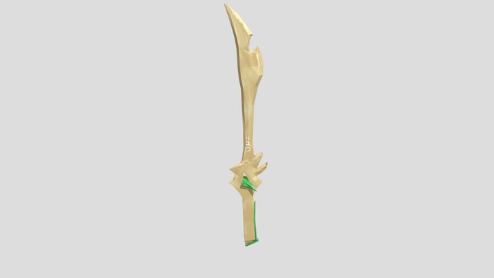 Alf's Justitia Sword - Ryuu Lion Dan Machi 3D Model