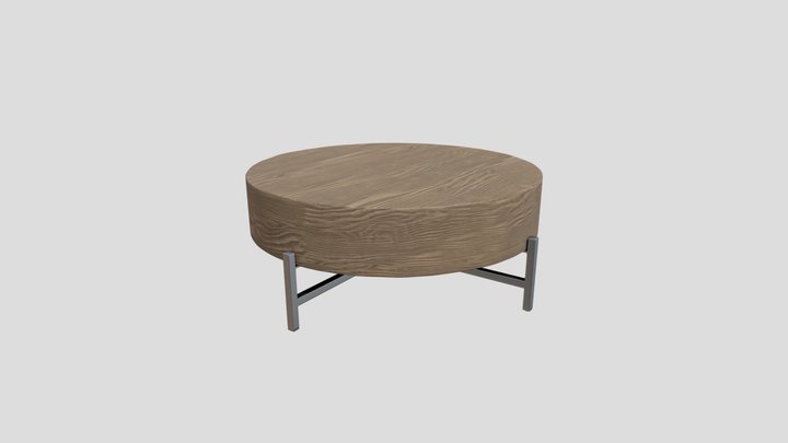 Outdoor Wooden Table AK ! 3D Model