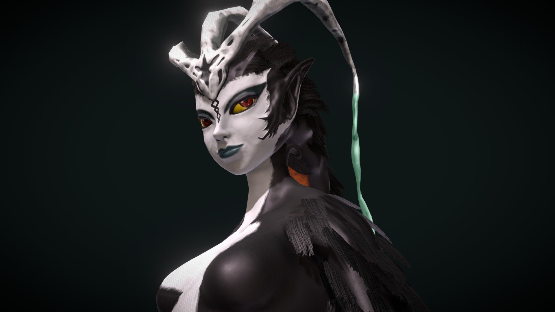 Midna early concept Fanart - 3D model by Antharias [70b5be6] - Sketchfab