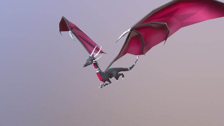 Cynder Dragon 3D Model