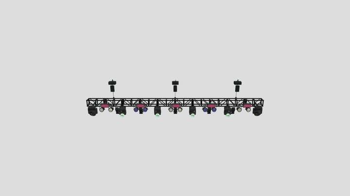 LIGHT BAR 10METER GANTUNG WSDESIGN – Free 3D Model STL