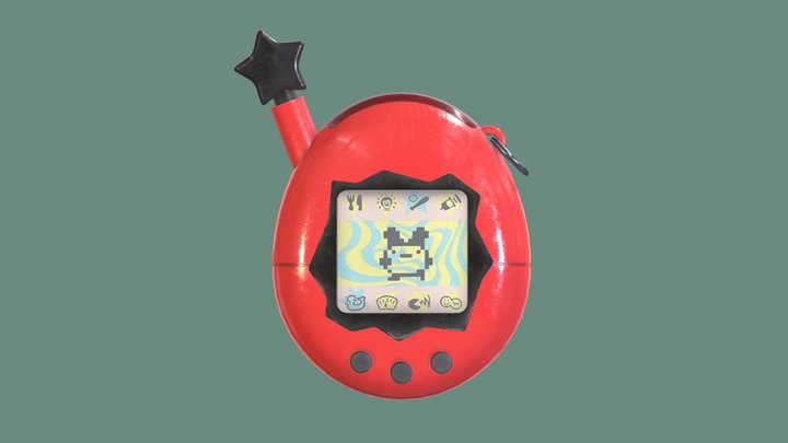 Tamagotchi V4.5 3D Model