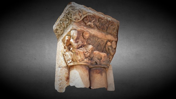 Capitel Epifanía, igl. de Grado de Pico, Segovia 3D Model