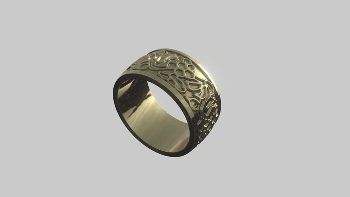 151230313500211- Ring- Colorit Blumenmuster 3D Model