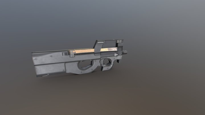 PS1 P90 3D Model