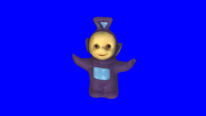 Tinky Winky blue 3D Model