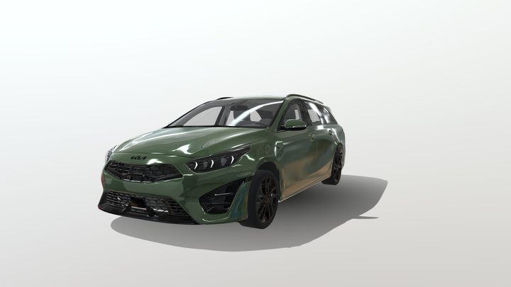 Kia Ceed Sportswagon (Bad Textures) – Free 3D Model STL