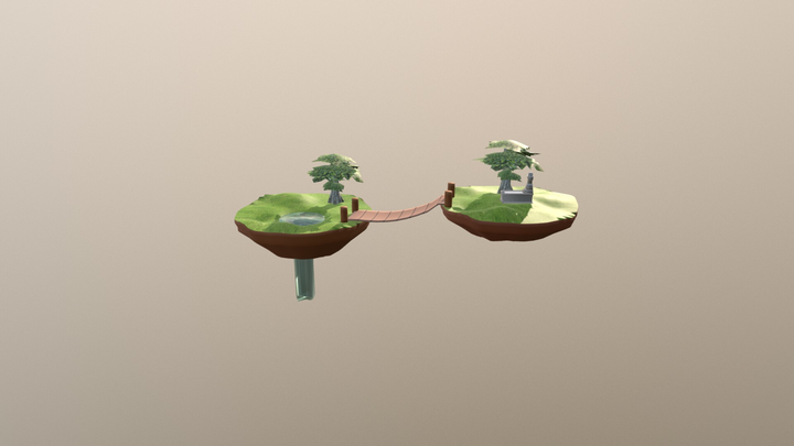 長眠空島 3D Model