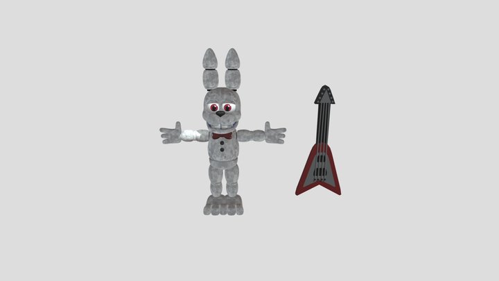 Retro Bonnie 3D Model