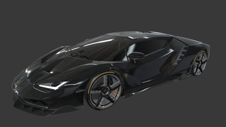 Lamborghini Centenario 3D Model