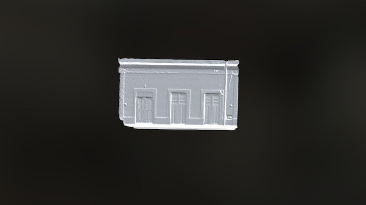 Fachada de Edificio Colonial 3D Model