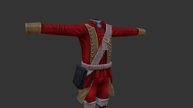 Uniform_3_British 3D Model