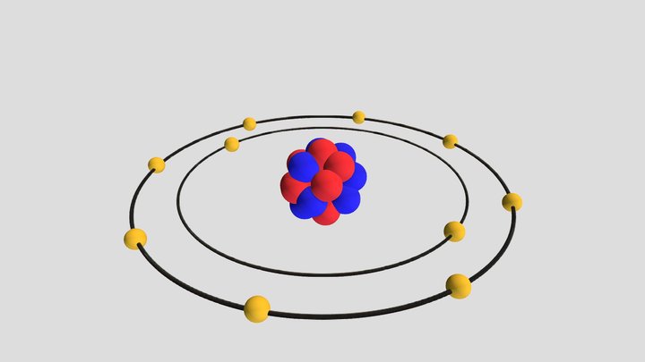 Atom Neon (Develop: Via UIN WS) 3D Model