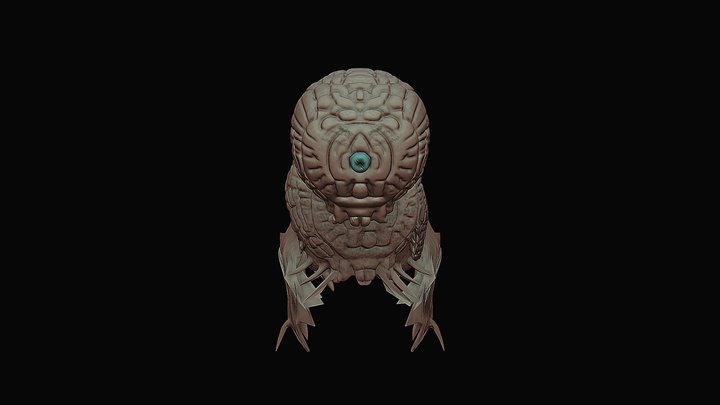 oculolith the guardian of death 3D Model
