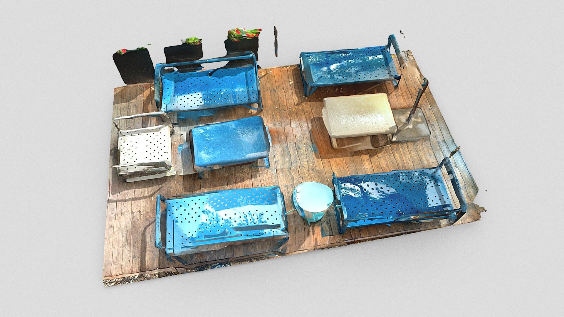 Metal patio chairs (Forge)