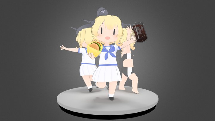 Colorado(SDv)/KanColle 3D Model