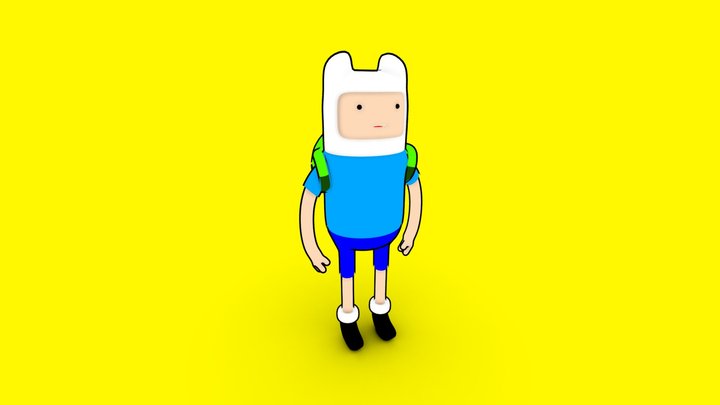 Finn the human - Adventure Time 3D Model