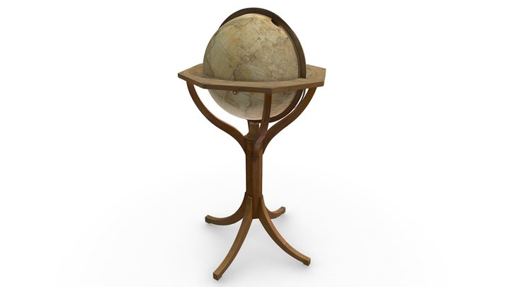 Sotzmann-Globus, 1808 3D Model