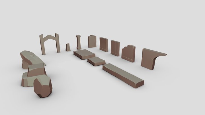 ruins bashkit 3D Model