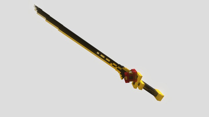 Uraku Misugiri - Minecraft Model 3D Model
