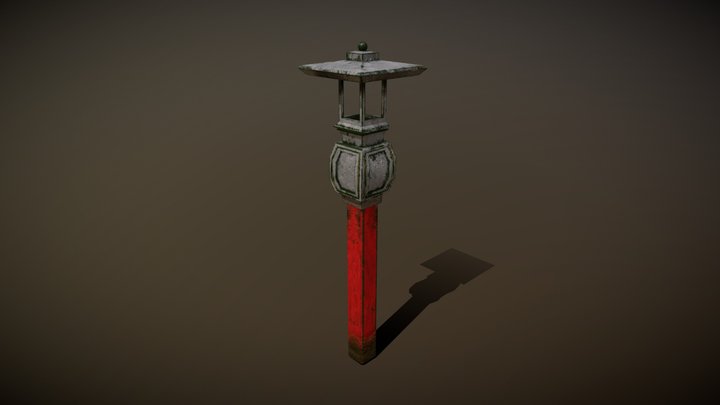Garden Lamp 3D Model