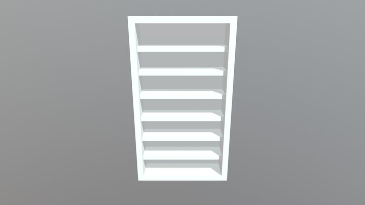 Bookshelf 3D Model