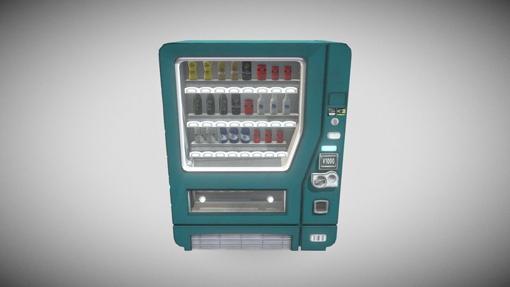 GART130 Vending Machine 3D Model